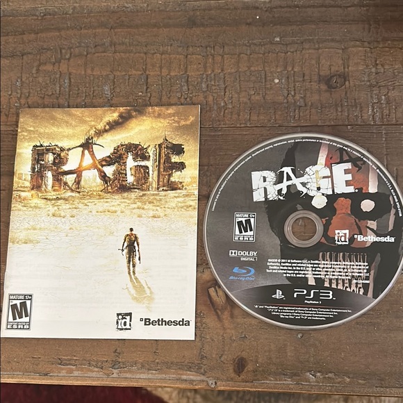 Rage Video Game for PS3 - Black Edition by - Picture 1 of 1